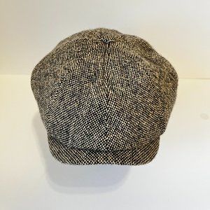 Ralph Lauren Wool Tweed Newsboy